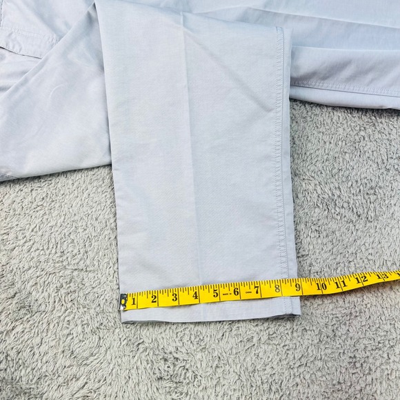 BMW Golf Pants Mens 34 Travel Casual Pants Light Blue Button Fly Straight Fit - Picture 10 of 13